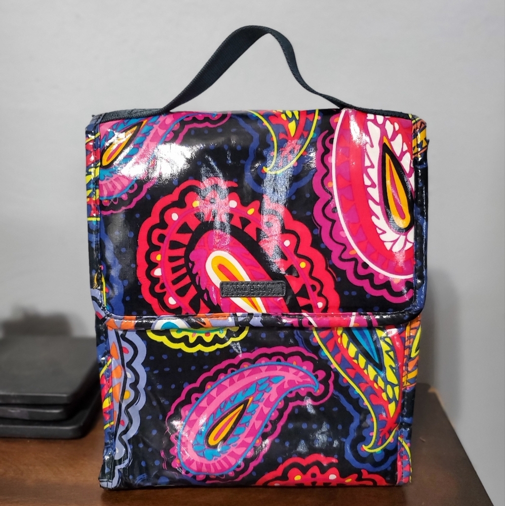 Vera Bradley Twilight Paisley Insulated Vinyl Lunch Bag